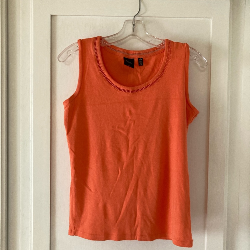 Rafaella Women’s Orange cotton tank top